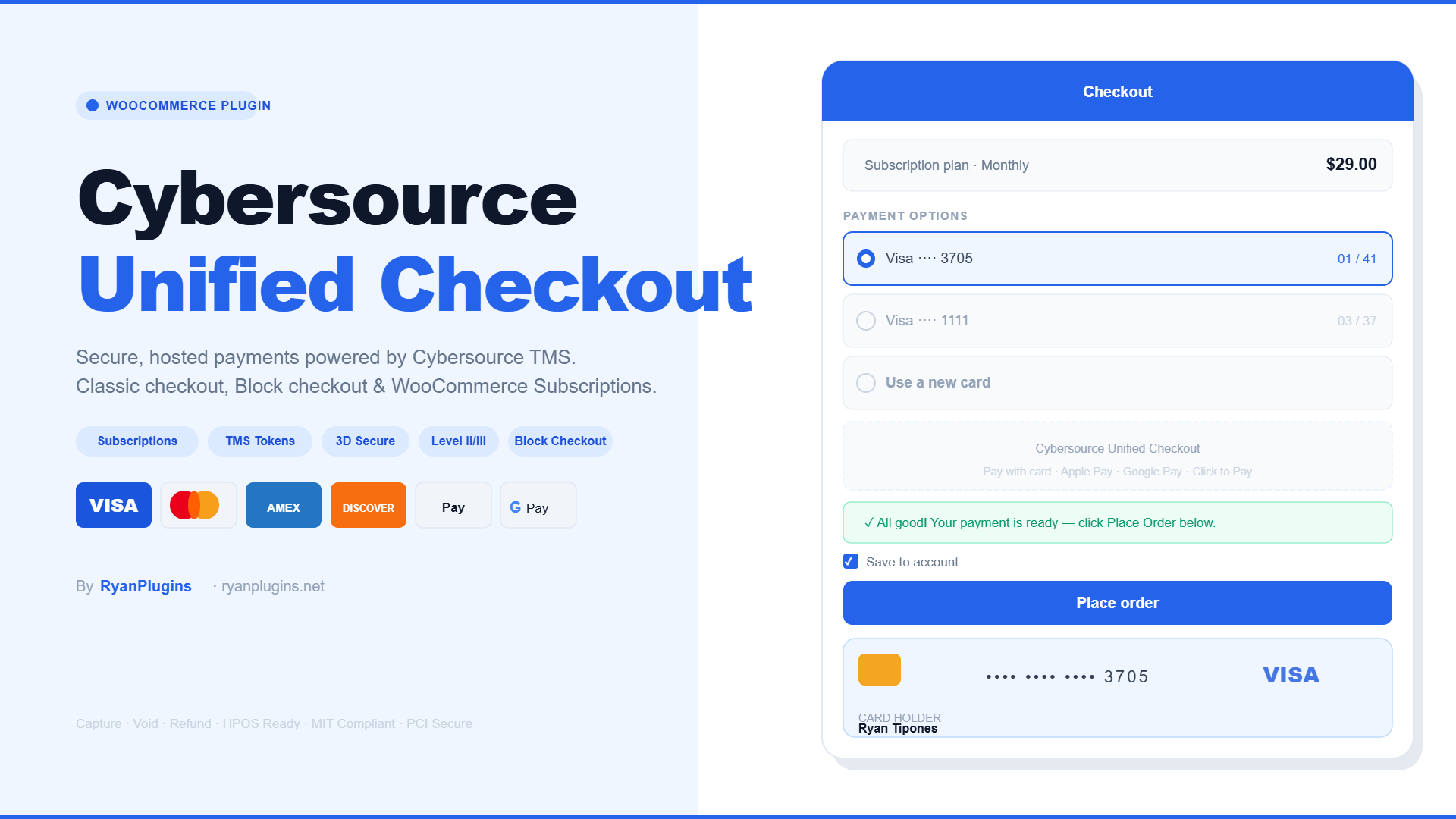 Stop Losing Sales: Upgrade to Cybersource Unified Checkout for WooCommerce