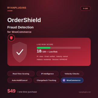 OrderShield for WooCommerce