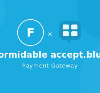 Formidable accept.blue Payment Gateway