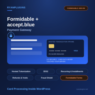 Formidable accept.blue Payment Gateway