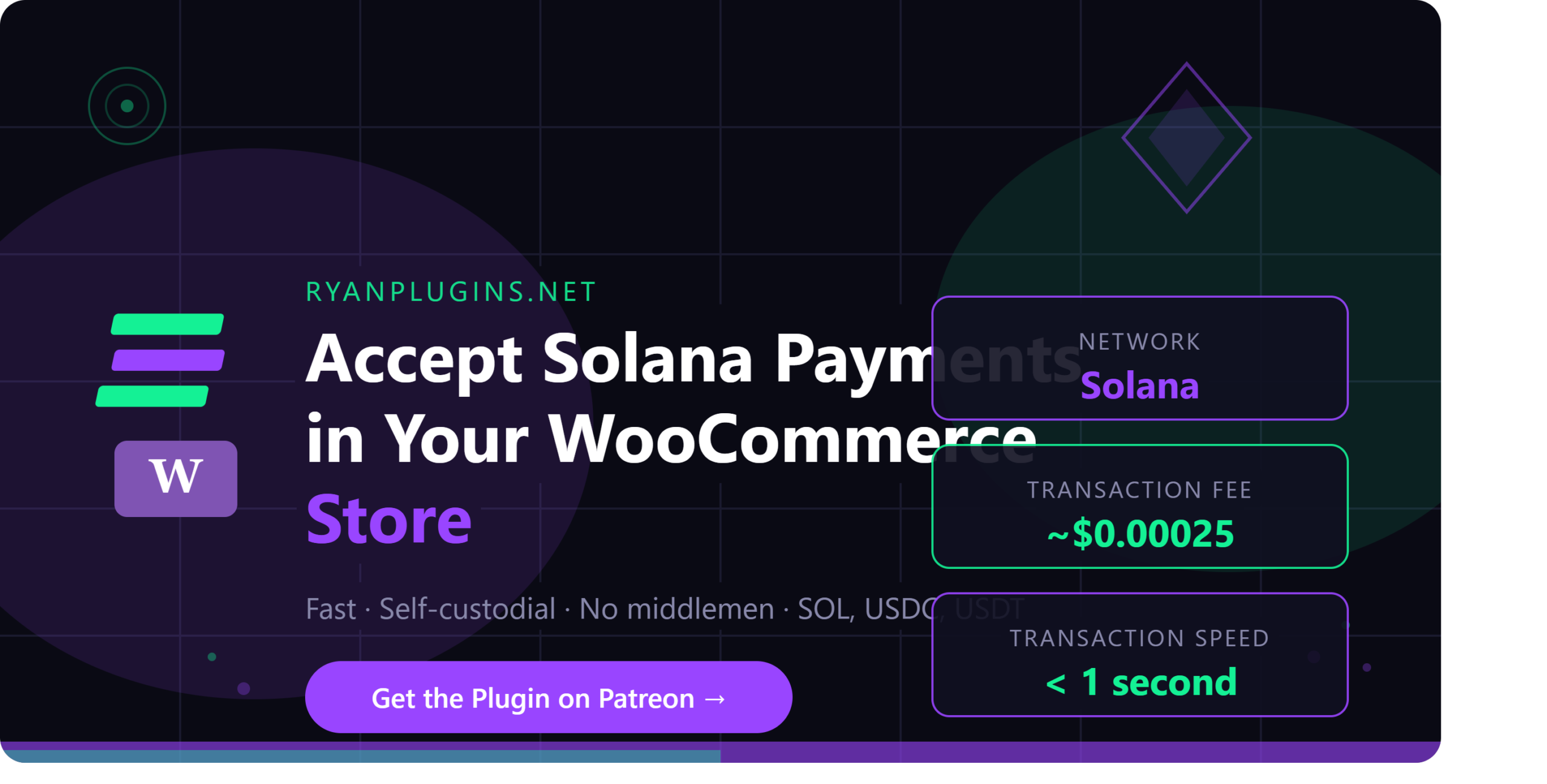 Solana WooCommerce payment gateway plugin