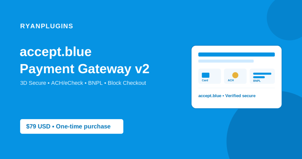WooCommerce accept.blue Integration: The Complete Setup Guide (2026)