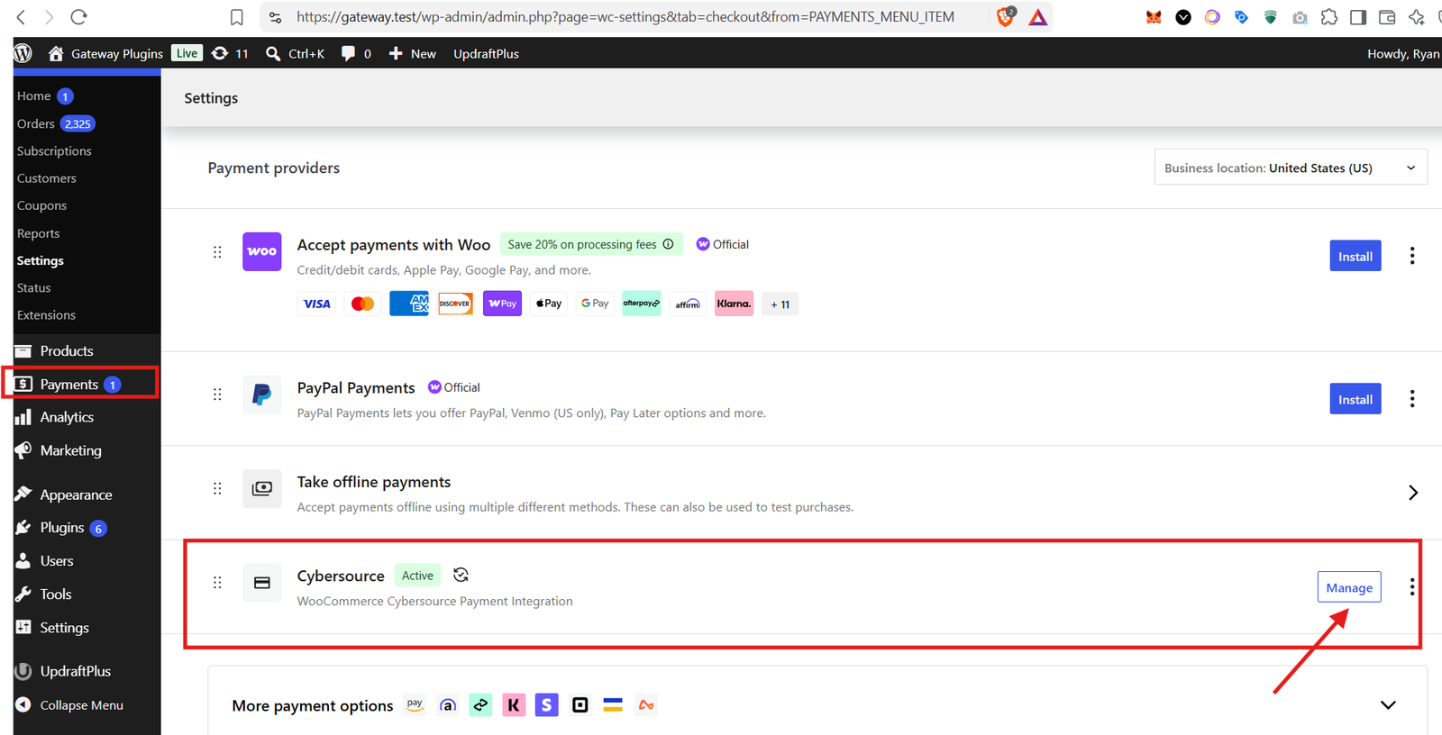 License activation field in plugin settings