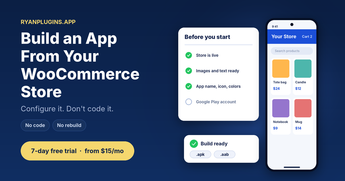Build an App From Your WooCommerce Store: 4 Easy Steps